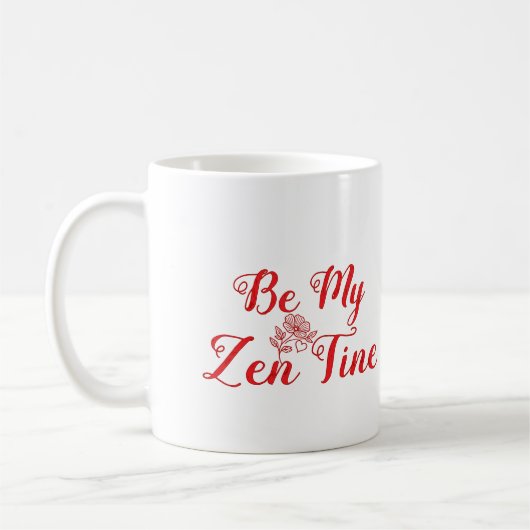 私の頭の中に入るパーソナライズされた コーヒーマグカップ (左)