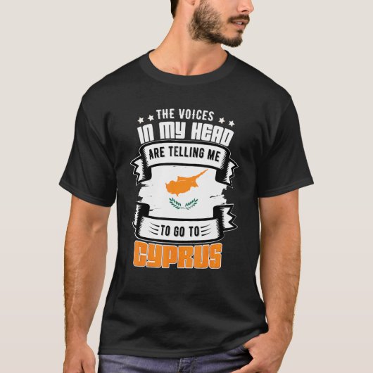 私の頭の中のキプロス Tシャツ (正面)