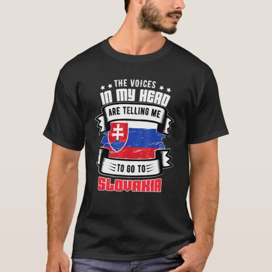 私の頭の中のスロバキア Tシャツ (正面)