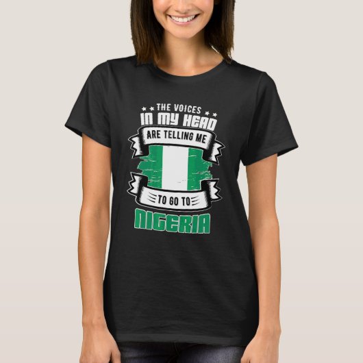 私の頭の中のナイジェリア Tシャツ (正面)