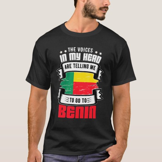 私の頭の中のベナン Tシャツ (正面)