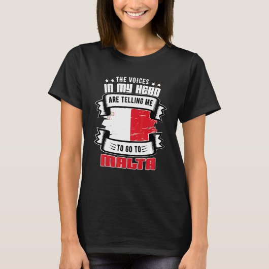 私の頭の中のマルタ Tシャツ (正面)