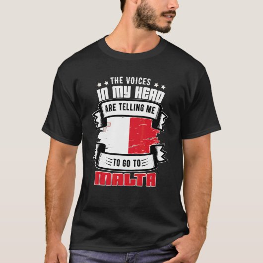 私の頭の中のマルタ Tシャツ (正面)