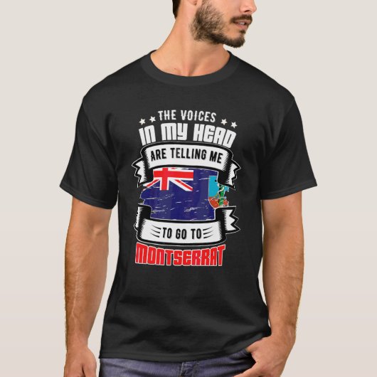 私の頭の中のモンセラート Tシャツ (正面)