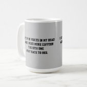 私の頭の中の9の声COFFEE MUG コーヒーマグカップ (正面左)