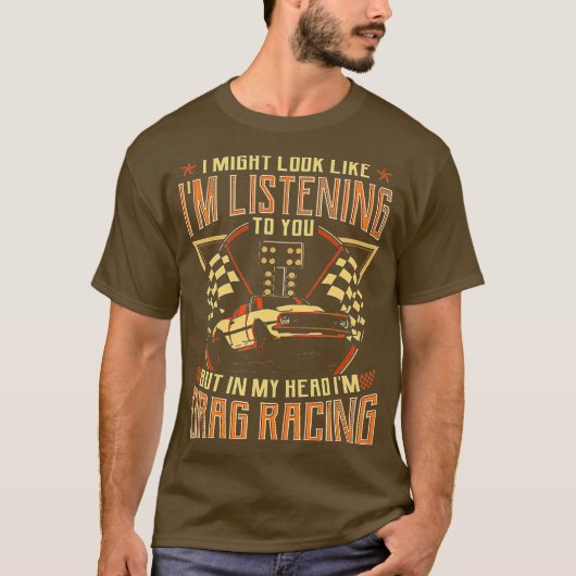 私の頭の聞中で私はあなたに見えるImドラッグ Tシャツ (正面)
