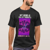 私の頭はVaporwaveの服の思考でいっぱいである Tシャツ (正面)
