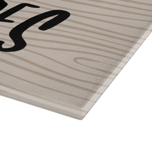 私の頭カスタムのトマトからあなたを愛するガラスのトマト カッティングボード (角)