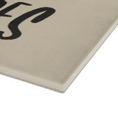 私の頭カスタムのトマトからあなたを愛するガラスのトマト カッティングボード (角)