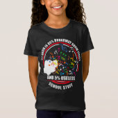 私の頭脳は95%のブロードウェイショーの叙情詩の音楽の先生です Tシャツ (正面)