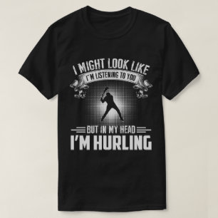 私の頭部では、私は投げつけています Tシャツ
