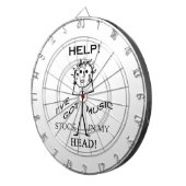 私の頭部で付く音楽 ダーツボード (正面右)