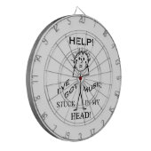 私の頭部で付く音楽 ダーツボード (正面左)