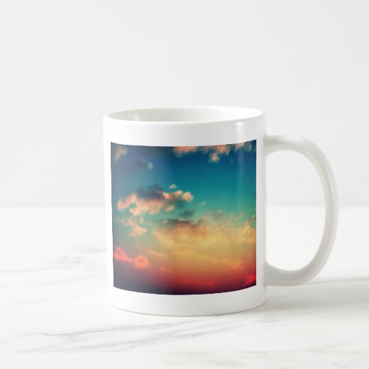 私の頭部は雲で付きます コーヒーマグカップ (右)