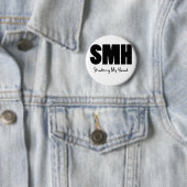 私の頭部を揺するSMH 缶バッジ (インサイチュ)