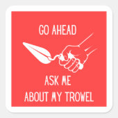 私の頼こてステッカーについて スクエアシール (正面)