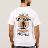 私の頼よりも立派な人にさせてくれ Tシャツ (裏面)