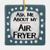 私の頼エアフライヤーオーナメントについて セラミックオーナメント (正面)