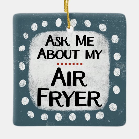 私の頼エアフライヤーオーナメントについて セラミックオーナメント (正面)
