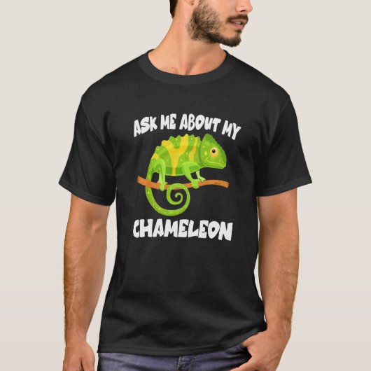 私の頼カメレオン・リザードについて Tシャツ (正面)