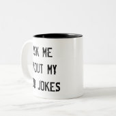 私の頼パパは冗談だ ツートーンマグカップ (正面左)