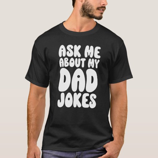 私の頼パパジョークパパ父 Tシャツ (正面)