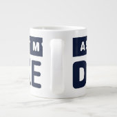 私の頼パパ冗談 ジャンボコーヒーマグカップ (裏面)