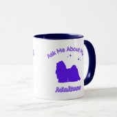 私の頼マルチーズマグについて マグカップ (正面右)