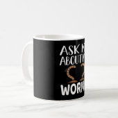 私の頼ワームについて – Composting Dayおもしろいパン コーヒーマグカップ (正面左)