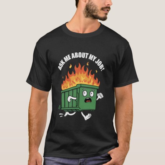 私の頼仕事の失敗について Tシャツ (正面)