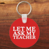 私の頼先生世界先生日 キーホルダー (正面)