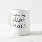 私の頼植物ベビー コーヒーマグカップ (正面左)