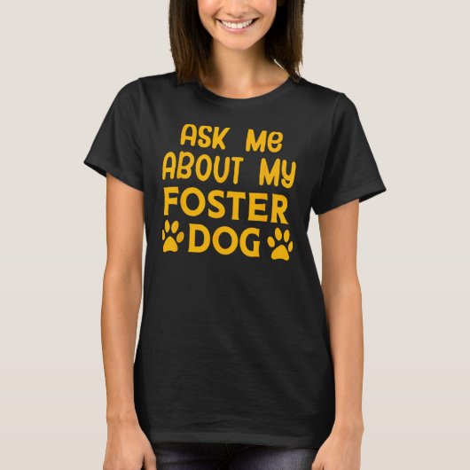 私の頼里犬のシャツのアニマルレスキューについて Tシャツ (正面)