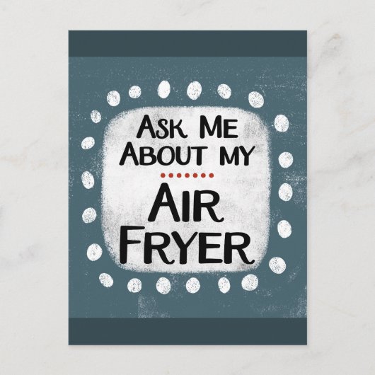私の頼Air Fryerはがきについて ポストカード (正面)