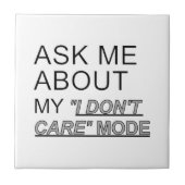 私の頼I Do Not Modeについて気に タイル (正面)