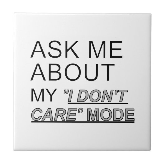 私の頼I Do Not Modeについて気に タイル (正面)