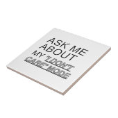 私の頼I Do Not Modeについて気に タイル (側面)