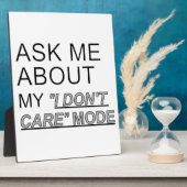 私の頼I Do Not Modeについて気に フォトプラーク (側面)