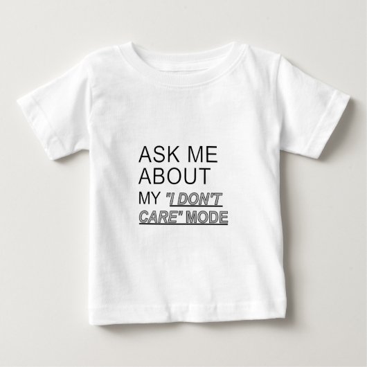 私の頼I Do Not Modeについて気に ベビーTシャツ (正面)