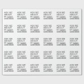 私の頼I Do Not Modeについて気に ラッピングペーパー (フラット)