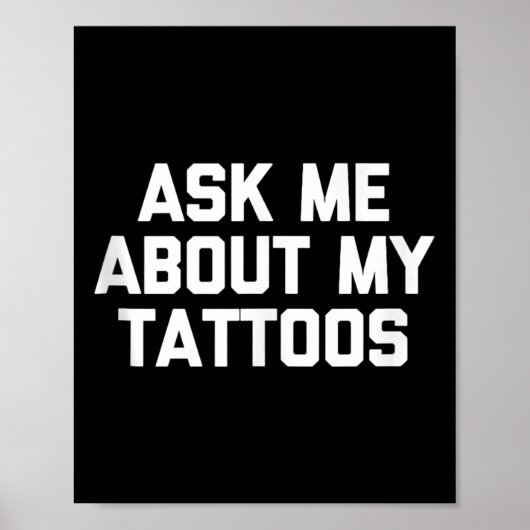私の頼Tattoosアーティストタトおもしろいーについて ポスター (正面)