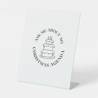 私の頼xマスの議題について 台座サイン