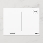 私の顔があなたのかわいい子犬はがきを見る ポストカード (裏面)