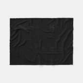 私の顔が勝手にやらかしてることについては知らないわ Tシャツ フリースブランケット (正面(横))