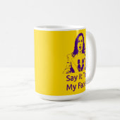 「私の顔に言え！」 カマラハリスマグ – OPP コーヒーマグカップ (正面右)