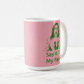 「私の顔に言え！」 Kamala Harris Mug - AKA コーヒーマグカップ (正面右)