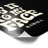 私の顔に言って カマラ・ハリス 2024年討論会 フォトプリント            (角)