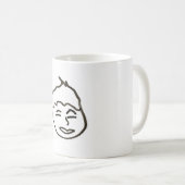 私の顔はマグカップ、325 ml コーヒーマグカップ (正面右)