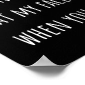 私の顔は責任を負えない ポスター (角)