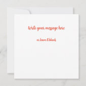 私の顔を写真に載せて、カードのイラストの鴨と子供と一緒に カード (裏面)